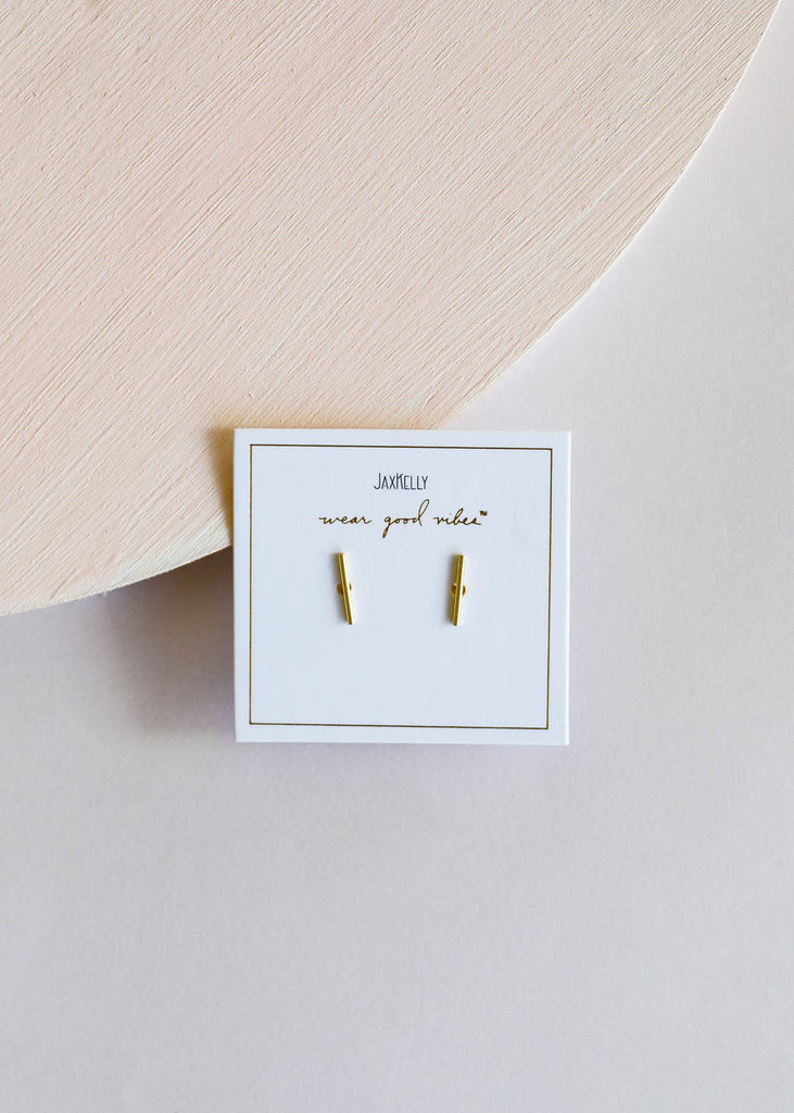 Minimalist Bar Earrings - Station Retail