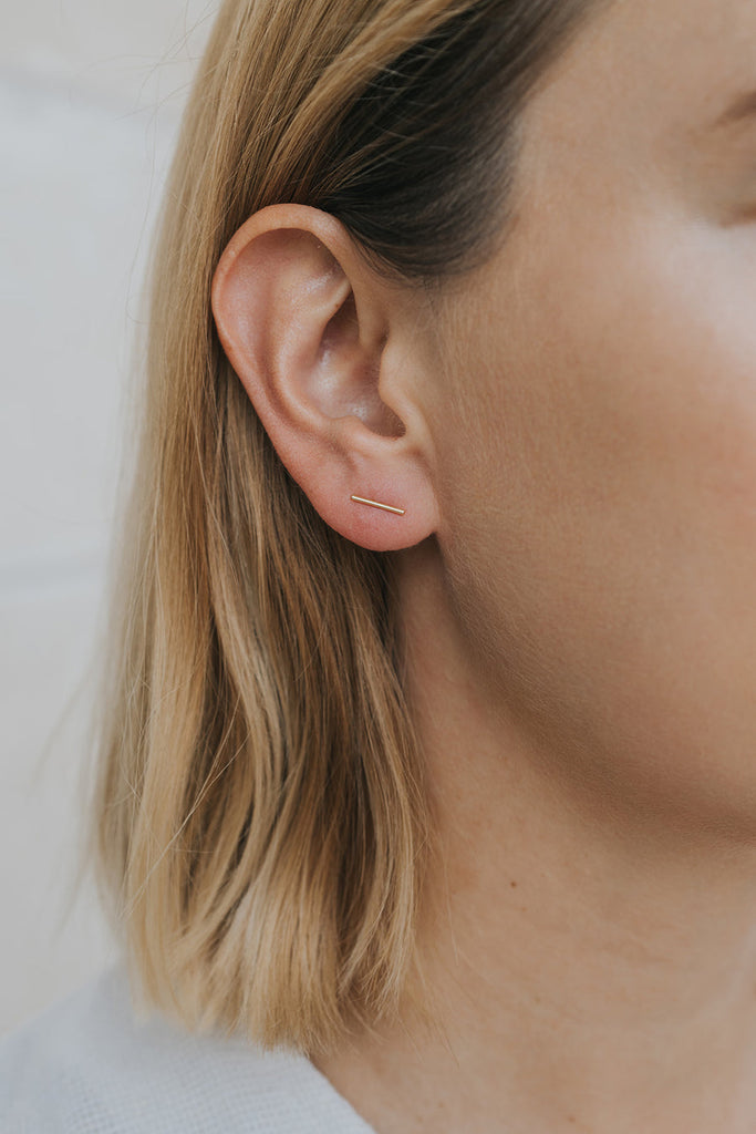 Minimalist Bar Earrings - Station Retail