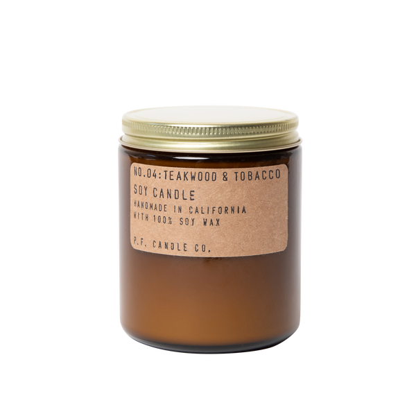Teakwood & Tabacco - 7.2 oz standard soy candle - Station Retail