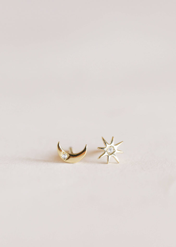 sun and moon compliments collection earrings - Station Retail