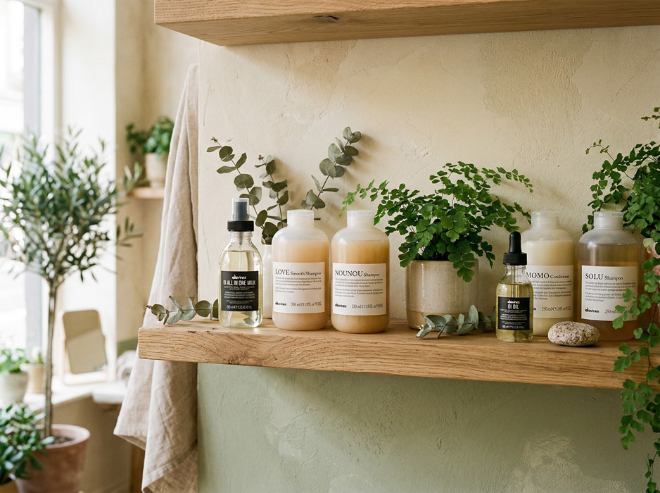 Davines haircare products