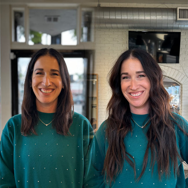 Hair extensions at Station Salon